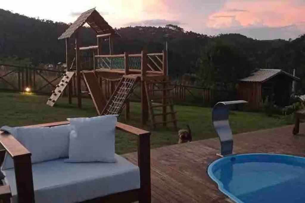 Chacara Da Alegria Villa Santa Teresa  Bagian luar foto